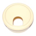 Midwest Fastener 1-3/4" x 1-1/2" Almond Colored Nylon Plastic Computer Grommets 2PK 76502